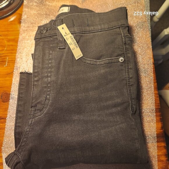 Madewell Dusted Black 9" High Rise Skinny Jeans. NWT. Size 27 - Picture 1 of 13